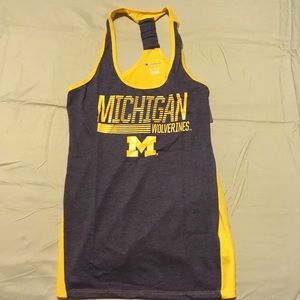 NWT Michigan Wolverines stringer/tank top
